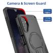 Samsung Galaxy A15 Armor MagSafe Holder Hybrid Phone Case Black - 4