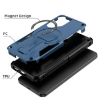 Samsung Galaxy A36/A56 5G Armor MagSafe Holder Phone Case Dark Blue - 2