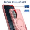 Samsung Galaxy A36/A56 5G Pink Armor MagSafe Holder Hybrid Phone Case - 4