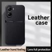 Redmi Turbo 4/Poco X7 Pro Litchi Leather Shockproof Case (Red) - 2