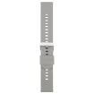 22mm Grey Silicone Watch Band with Steel Buckle - 2