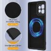 Motorola Edge 40 Pro 5G Shockproof Silicone Magsafe Case - Black - 7