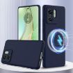 Motorola Edge 2023 Shockproof Silicone Magsafe Case - Navy Blue - 1