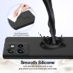 Motorola Edge 50 Neo/Moto S50 Shockproof Silicone Magsafe Case - Black - 5
