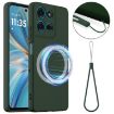 Moto G15/G15 Power Shockproof Silicone Magsafe Case - Dark Green - 1