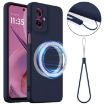 Moto G55 5G Shockproof Silicone Magsafe Case - Navy Blue - 1
