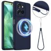 Moto G Power 2025 Shockproof Silicone Magsafe Case - Navy Blue - 1