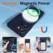 Moto G Power 2025 Shockproof Silicone Magsafe Case - Navy Blue - 3