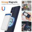 Moto G24 4G Shockproof Silicone Magsafe Case - Navy Blue - 3
