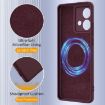 Motorola Edge 40 Neo Shockproof Silicone Magsafe Case - Plum Color - 7