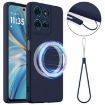 Moto G 2025 5G Shockproof Silicone Magsafe Case - Navy Blue - 1