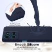 Moto G 2025 5G Shockproof Silicone Magsafe Case - Navy Blue - 5
