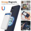 Moto G04/G04s/E14 4G Shockproof Silicone Magsafe Case - Navy Blue - 3