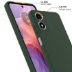 Moto G04/G04s/E14 4G Shockproof Silicone Magsafe Case - Dark Green - 6