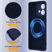 Moto G84 Shockproof Silicone Magsafe Case - Navy Blue - 7