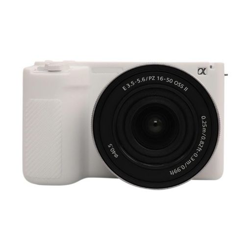 Sony ZV-E10 II/ZV-E10M2 White Glossy Silicone Protective Case - 1