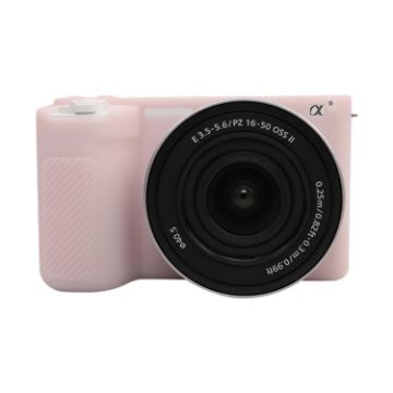 Sony ZV-E10 II/ZV-E10M2 Jelly Pink Silicone Protective Case - Glossy Soft - 1