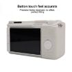 Sony ZV-E10 II/ZV-E10M2 White Litchi Texture Silicone Protective Case - 4
