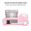 Sony ZV-E10 II/ZV-E10M2 Pink Litchi Texture Silicone Protective Case - 5