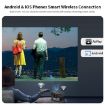 AUN A32 Smart Projector 1280x720P 200ANSI D3100 CPU WIFI, AU Plug - 8