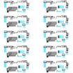 iPhone 16 Plus Mainboard Heat Sink Sticker & FPC Foam Pads 10 Sets - 1