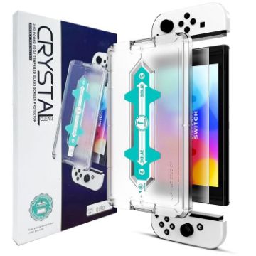 Nintendo Switch OLED Tempered Glass Screen Protector - 2.5D High Aluminum - 1