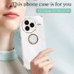 Xiaomi Civi 5 Pro Pink 6D Electroplate TPU Case with Ring Holder - 2