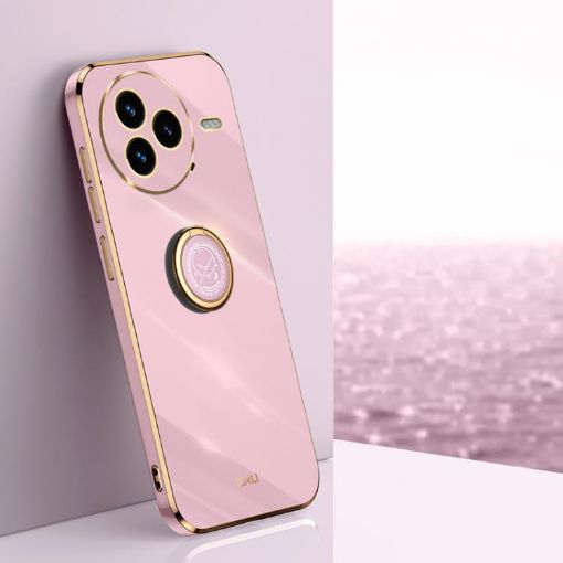 Xiaomi Civi 5 Pro XINLI 6D Electroplate TPU Case with Ring Holder - 1