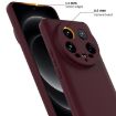 Xiaomi 14 Ultra Shockproof Silicone Magsafe Case - Plum Color - 6