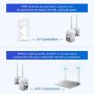 ESCAM WNK710 3MP HD WiFi Dual-light Camera, Motion Detection, AU Plug - 5