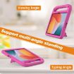 Infinix Xpad 11 2024 Rose Red EVA Shockproof Tablet Case with Holder - 4