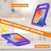 Infinix Xpad 11 2024 Purple EVA Shockproof Tablet Case with Holder - 4