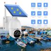 1080P HD WiFi Solar Panel Outdoor Surveillance Camera, No Battery, White - 2