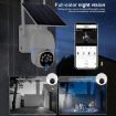 1080P HD WiFi Solar Panel Outdoor Surveillance Camera, No Battery, White - 4