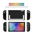 Nintendo Switch 2 Detachable X-Pattern Protective Case with Holder - Black - 3