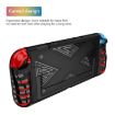 Nintendo Switch 2 Detachable X-Pattern Protective Case with Holder - Black - 8