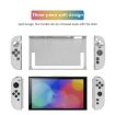 Nintendo Switch 2 Detachable X-Pattern Protective Case with Holder - White - 3
