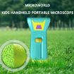 X1 Kids Microscope - 3" HD Screen, 800X Magnification, Green - 2