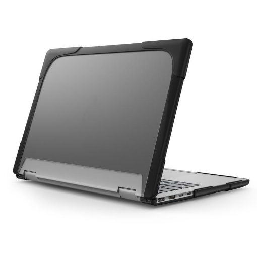 HP ENVY X360-14 2024 Black TPU + PC Anti-fall Laptop Case - 1