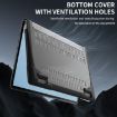 HP ENVY X360-14 2024 Black TPU + PC Anti-fall Laptop Case - 8