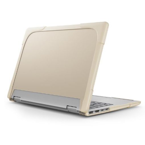 HP ENVY X360-14 2024 Khaki TPU + PC Anti-fall Laptop Case - 1