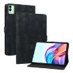 Tecno Megapad 11 Black Lily Embossed Leather Tablet Case - 1
