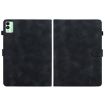 Tecno Megapad 11 Black Lily Embossed Leather Tablet Case - 2