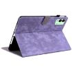 Tecno Megapad 11 Tiger Pattern Purple Flip Leather Tablet Case - 4