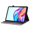 Tecno Megapad 11 Purple Butterfly Rose Embossed Leather Tablet Case - 3