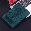 Tecno Megapad 11 Dark Blue Butterfly Rose Embossed Leather Tablet Case - 6