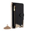 OPPO Find X8 Ultra Black Crossbody Chain Fishtail Litchi Leather Case - 2