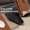 OPPO Find X8s+ Brown Crossbody Chain Fishtail Litchi Leather Case - 7