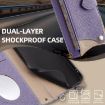 OPPO Find X8s+ Purple Crossbody Chain Fishtail Litchi Leather Case - 7