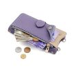 Realme 14 Purple Crossbody Chain Fishtail Litchi Leather Phone Case - 4